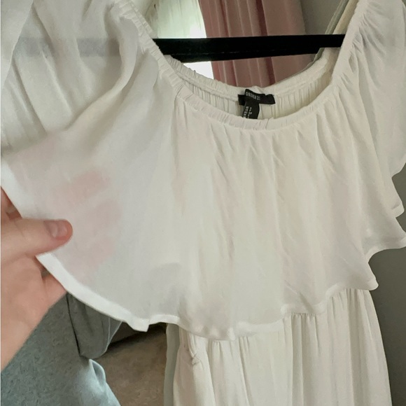 Forever21 White Maxi Dress - Picture 6 of 7